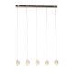 Pendule, Lustre suspendate - Lustra moderna cu 5 pendule LED Allure