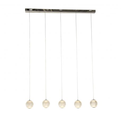 Pendule, Lustre suspendate - Lustra moderna cu 5 pendule LED Allure