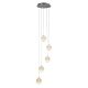 Pendule, Lustre suspendate - Lustra moderna cu 5 pendule LED Allure