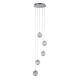 Pendule, Lustre suspendate - Lustra moderna cu 5 pendule LED Allure