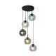 Pendule, Lustre suspendate - Lustra moderna cu 5 pendule colorate Mardi Gras II