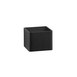 Aplice, corpuri de iluminat pentru pereti - Aplica LED ambientala design modern minimalist EPIC negru
