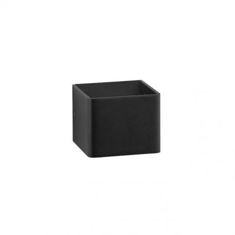 Aplice, corpuri de iluminat pentru pereti - Aplica LED ambientala design modern minimalist EPIC negru