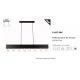 Pendule, Lustre suspendate - Lustra suspendata pentru bar sau masa cu 8 surse de lumina Piano