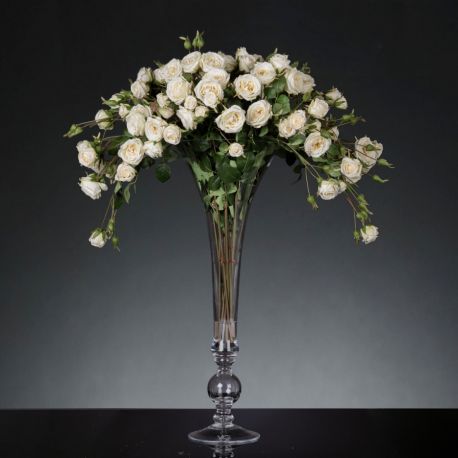 Aranjamente florale LUX - Aranjament floral mare decor festiv design LUX ROSES CLASSIC