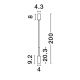 Pendule, Lustre suspendate - Pendul LED modern design minimalist JOY