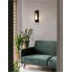 Aplice, corpuri de iluminat pentru pereti - Aplica de perete design decorativ JULIET negru