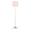 Lampadar, lampa de podea design modern Izander alb, argintiu