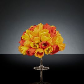 Aranjamente florale LUX - Aranjament floral mic decor festiv design LUX STAND MIX TULIP