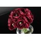 Aranjamente florale LUX - Aranjament floral mic decor festiv design LUX RANUNCULUS BOUQUET BORDEAUX