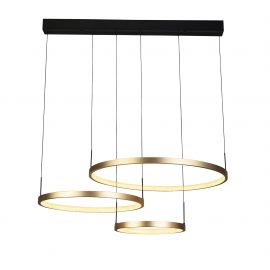 Pendule, Lustre suspendate - Lustra moderna cu 3 inele LED dimabile Grace
