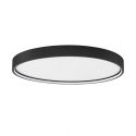 Plafoniera LED dimabila design circular OLAF neagra 60cm