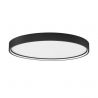 Plafoniera LED dimabila design circular OLAF neagra 60cm