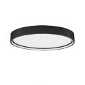 Plafoniera LED dimabila design circular OLAF neagra 45cm