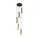Pendule, Lustre suspendate - Lustra cu 5 pendule design modern Signal