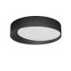 Plafoniere - Plafoniera LED dimabila design modern OBY neagra 60cm