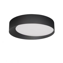 Plafoniere - Plafoniera LED dimabila design modern OBY neagra 60cm