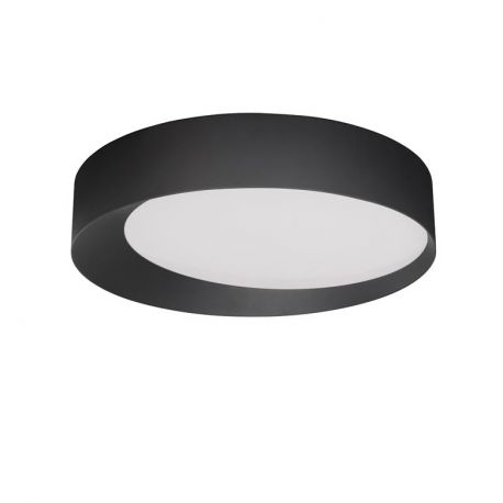 Plafoniere - Plafoniera LED dimabila design modern OBY neagra 60cm