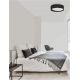 Plafoniere - Plafoniera LED dimabila design modern OBY neagra 60cm