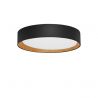 Plafoniera LED dimabila design modern STAKE negru/lemn 35cm