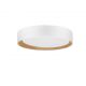 Plafoniera LED dimabila design modern STAKE alb/lemn 35cm