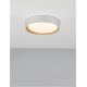 Plafoniere - Plafoniera LED dimabila design modern STAKE alb/lemn 35cm