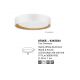 Plafoniere - Plafoniera LED dimabila design modern STAKE alb/lemn 35cm