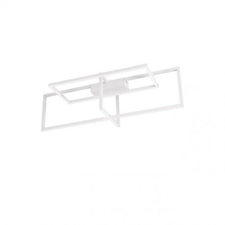 Lustre aplicate - Lustra LED dimabila aplicata design modern CLEA alb 31W