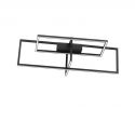 Lustra LED dimabila aplicata design modern CLEA negru 31W