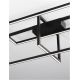 Lustre aplicate - Lustra LED dimabila aplicata design modern CLEA negru 31W