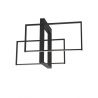 Lustra LED aplicata design modern CLEA negru 26W