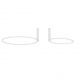 Lustre aplicate - Lustra LED aplicata ajustabila GARVE alba 70W