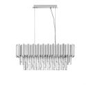 Lustra suspendata design elegant MAGNOLIA crom