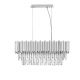 Pendule, Lustre suspendate - Lustra suspendata design elegant MAGNOLIA crom