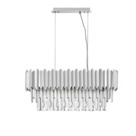 Pendule, Lustre suspendate - Lustra suspendata design elegant MAGNOLIA crom