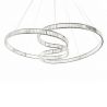 Lustra LED moderna design deosebit CHARMES 160A crom