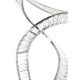 Corpuri de iluminat Lustre pentru casa scarii - Lustra LED casa scarii design deosebit CHARMES 2B crom