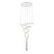 Lustra LED casa scarii design deosebit CHARMES 2B crom
