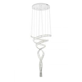 Lustra LED casa scarii design deosebit CHARMES 2B crom