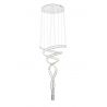 Lustra LED casa scarii design deosebit CHARMES 2B crom