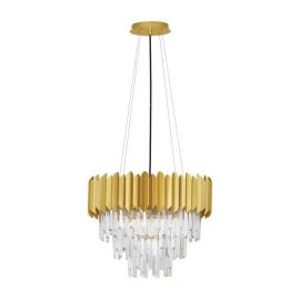 Candelabre, Lustre - Lustra suspendata design elegant MAGNOLIA aurie