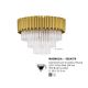 Lustre aplicate - Lustra aplicata design elegant MAGNOLIA aurie
