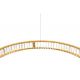 Pendule, Lustre suspendate - Lustra suspendata LED design ambiental Ring auriu 100cm