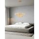 Pendule, Lustre suspendate - Lustra suspendata LED design ambiental Ring TRIPLES auriu