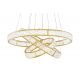 Pendule, Lustre suspendate - Lustra suspendata LED design ambiental Ring TRIPLES auriu