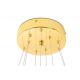 Pendule, Lustre suspendate - Lustra suspendata LED design ambiental Ring TRIPLES auriu