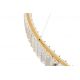 Pendule, Lustre suspendate - Lustra suspendata LED design ambiental Ring TRIPLES auriu