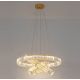 Lustra suspendata LED design ambiental Ring TRIPLES auriu