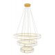 Pendule, Lustre suspendate - Lustra suspendata LED design ambiental Ring TRIPLES auriu