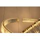 Candelabre, Lustre - Lustra XXL suspendata LED design ambiental Ring LINE 8 auriu
